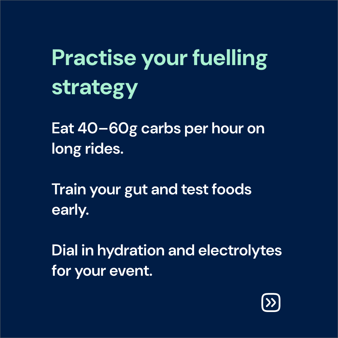 Practise your fuelling strategy