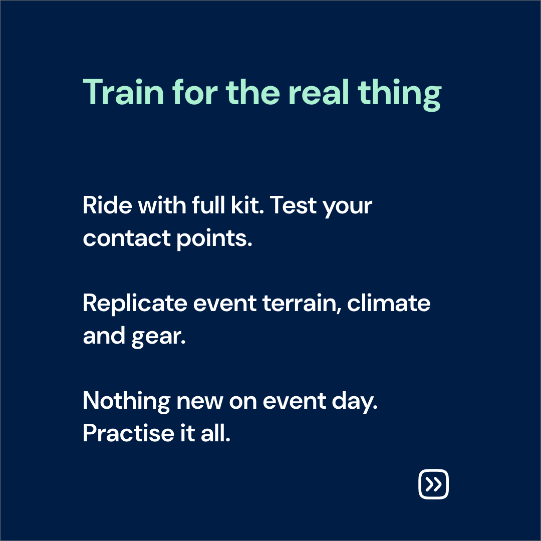Train for the real thing