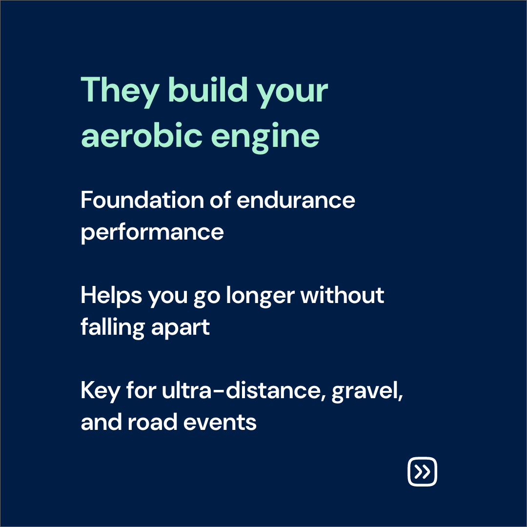They build your aerobic engine