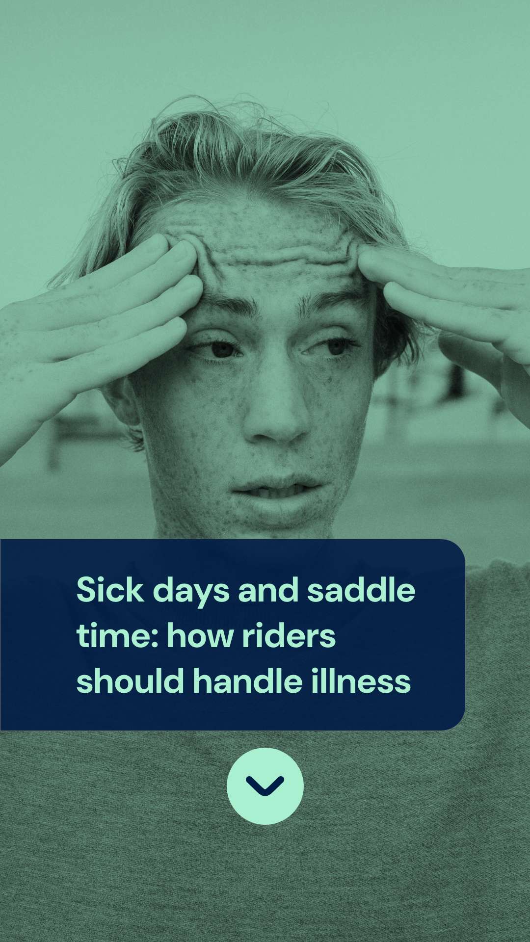 Sick days and saddle time 