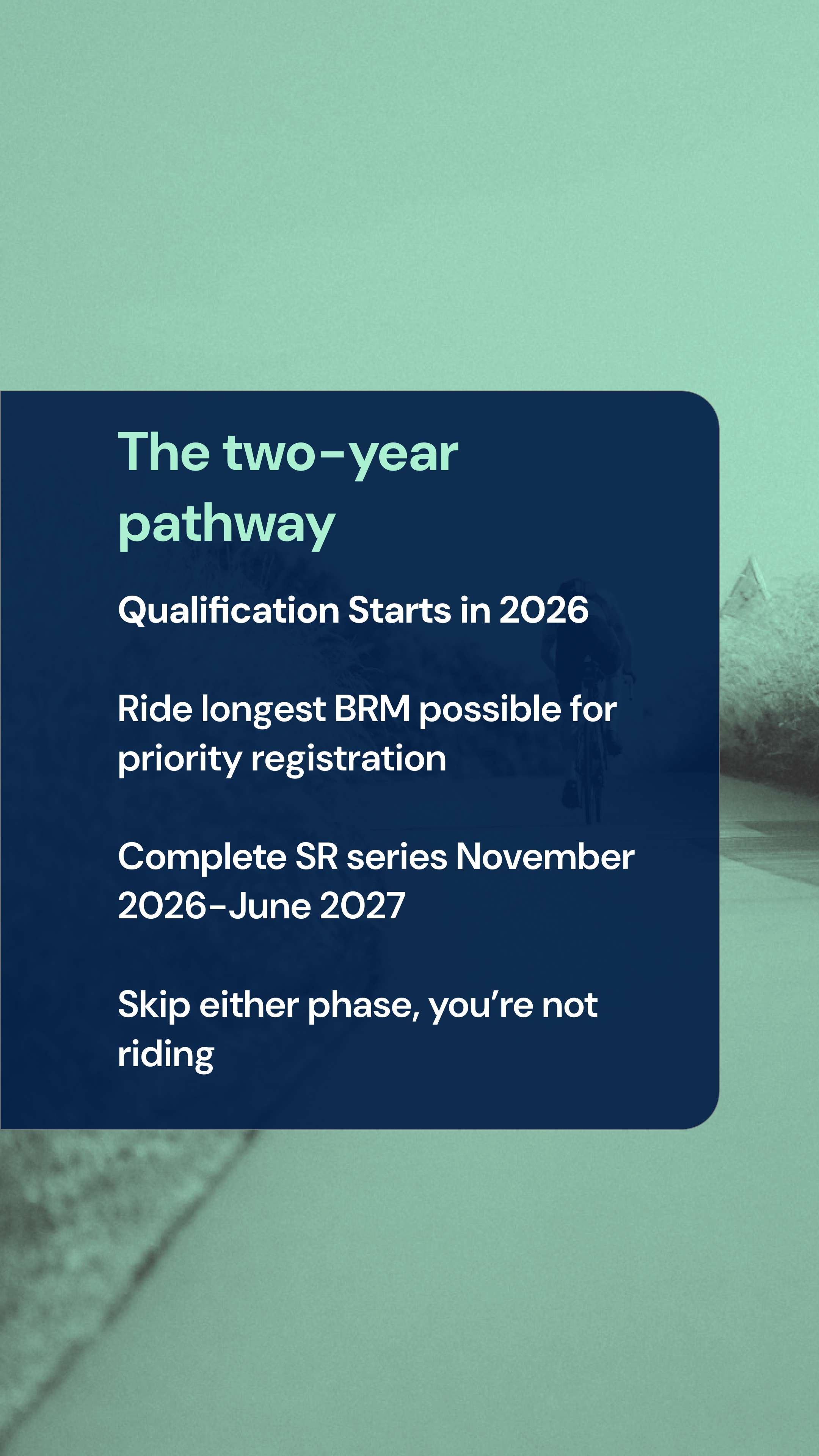 Qualification Timeline