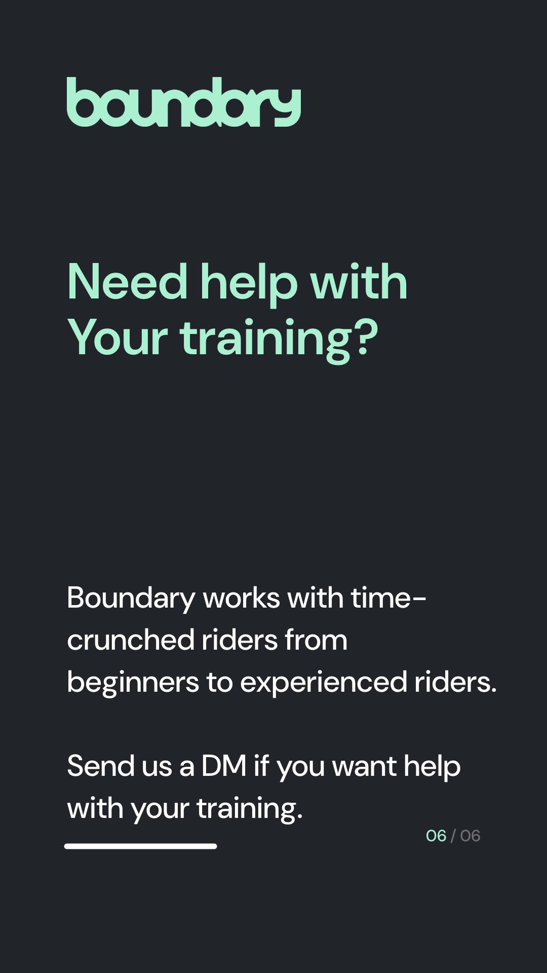 Need help with your training?